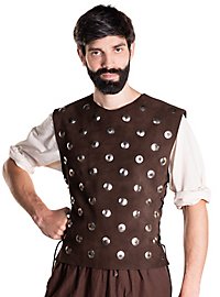 Studded Leather Jerkin - Bondsman, short